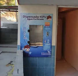 Dispensador KIPU instalado